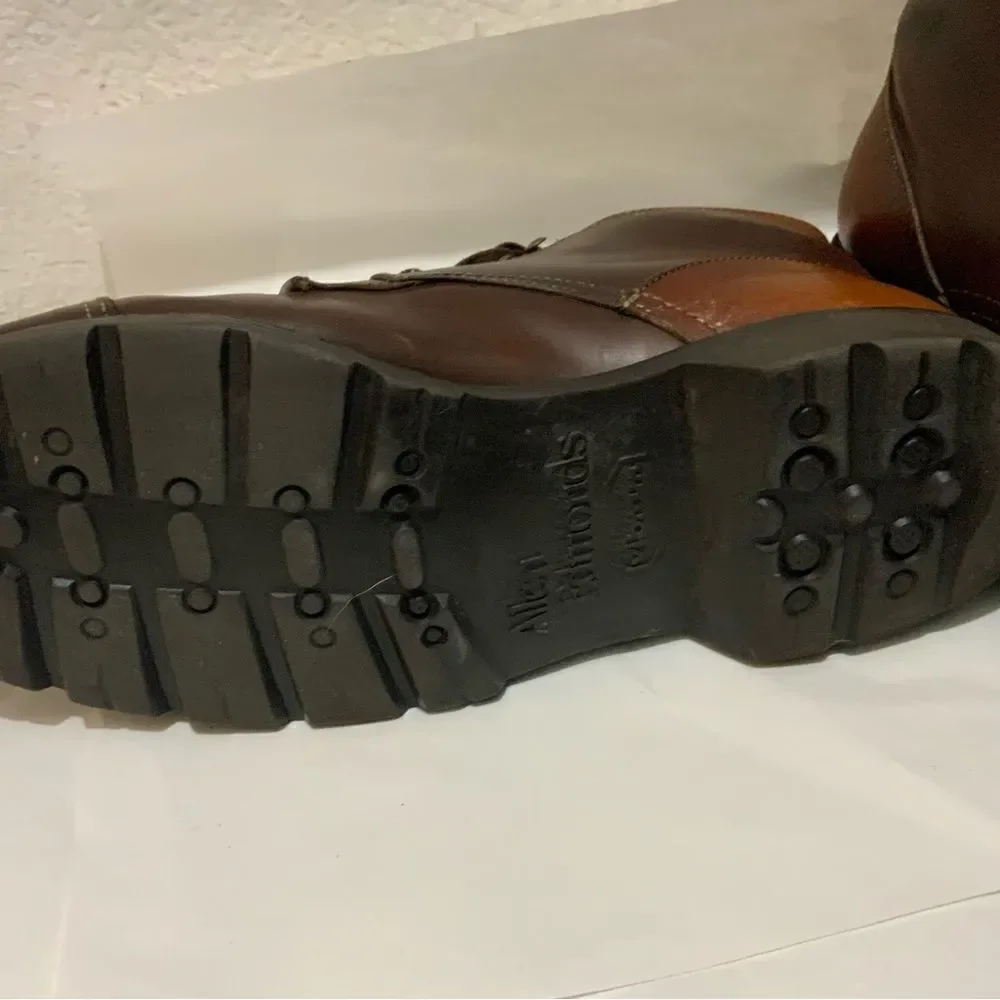 Allen Edmonds Oxford brown Ankle Lace Up Dress Boots Size 8.5 D